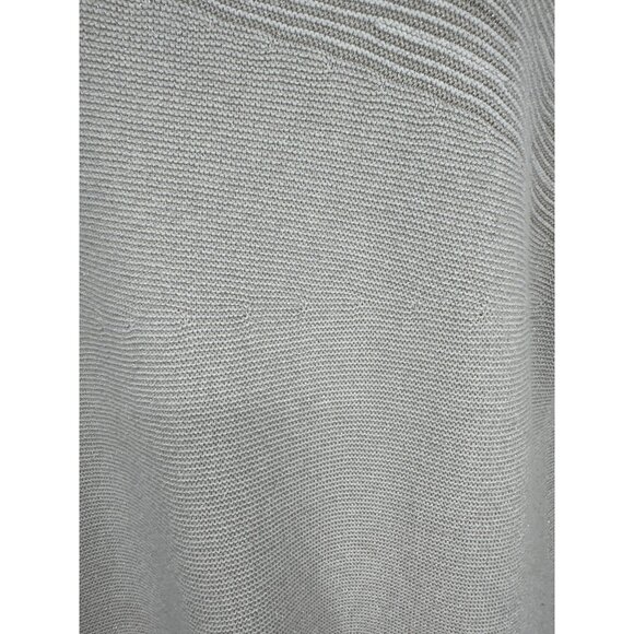 Chicos Taupe Textured Knit Scoop Neck Long Sleeve Lightweight Sweater Sz 3 US XL - Picture 3 of 10